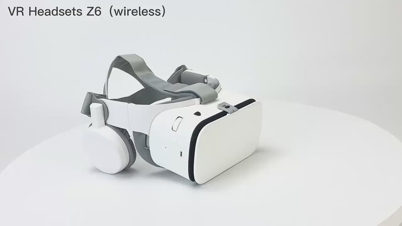 BOBOVR Z6 Virtual Reality 3D-Videobrille, geeignet für 4,7-6,3 Zoll Smartphones mit Bluetooth-Headset (schwarz)