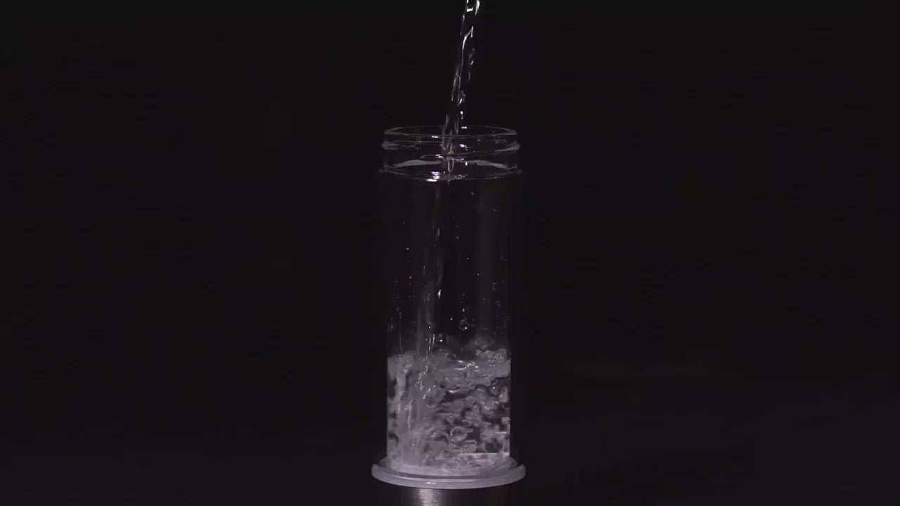 Générateur d'électrolyse d'ions négatifs à haute concentration de tasse d'eau riche en hydrogène portable, capacité: 450 ml (noir)