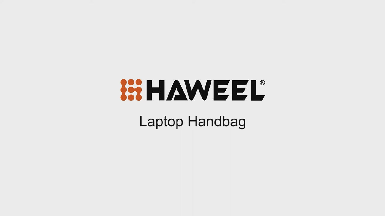 HAWEEL 14,0 Zoll - 15,0 Zoll Laptop-Hülle mit Reißverschluss, Aktentasche, Handtasche für MacBook, Samsung, Lenovo Thinkpad, Sony, DELL Alienware, CHUWI, ASUS, HP Laptops (Marineblau)