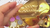 Carregar e reproduzir vídeo no visualizador da Galeria, Professionelle Augen Make-Up Lidschatten Palette Gold Smoky Kosmetik Make-Up Palette Diamant Helle Glitter Lidschatten (1)