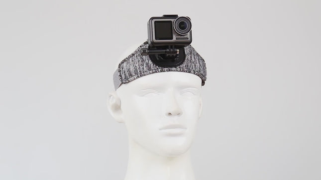 PULUZ Adjustable Head Strap Belt Mount with Phone Clamp & J Hook Mount & Long Screw