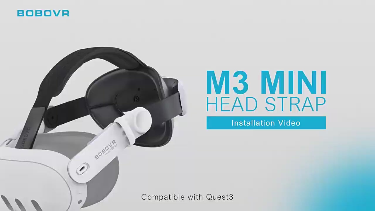 For Meta Quest 3 BOBOVR M3 Mini Head Strap Lightweight Headband