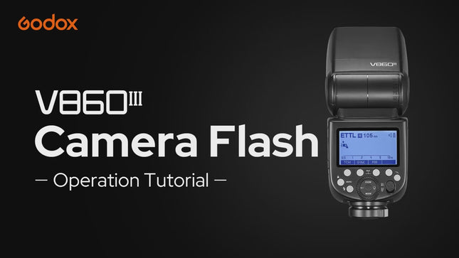 Godox V860 III-C 2.4GHz Wireless TTL II HSS Flash Speedlite for Canon(Black)