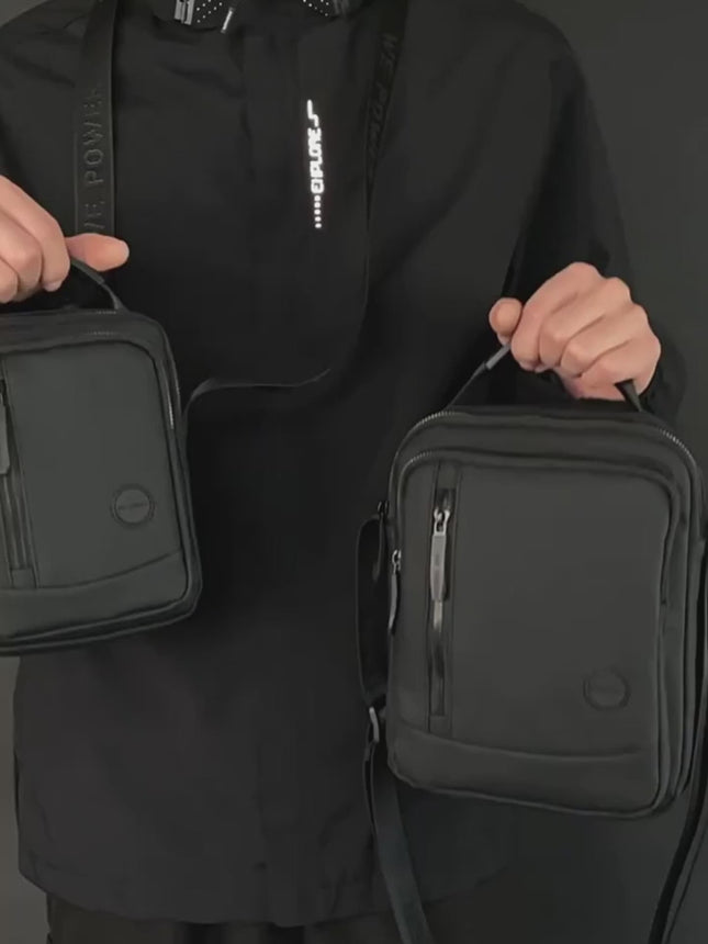 WEPOWER Men Shoulder Casual Holding Messenger Bags, Style: Small Blue