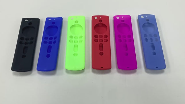 For Amazon Fire TV Stick 4K 2nd Remote Control Anti-Fall Silicone Protective Case(Purple)