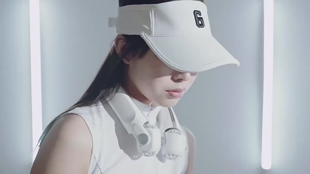 MF080 Rotor Hanging Neck Electric Fan (Grey)