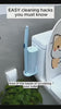 Carregar e reproduzir vídeo no visualizador da Galeria, Effortless Lavender Clean: 6-Piece Disposable Toilet Brush Set with Lemon Scented Brush Heads for Refreshing Toilet