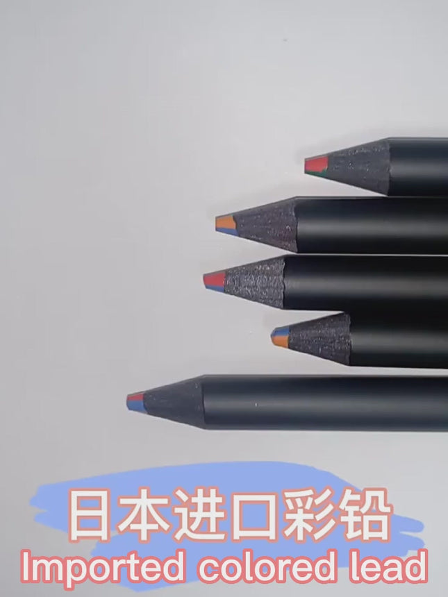 8pcs Colored Pencils Mixed Rainbow Core Jumbo Art Drawing Coloring Sketching Set