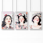 White Frame / A4 8.27 x 11.69 in / 21 x 29.7 cm / Satin Photo Paper 280 gsm