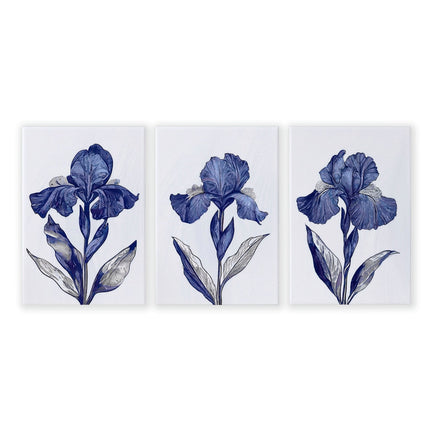 Prints For Bathroom | Set of 3 Botanical Wall art Prints