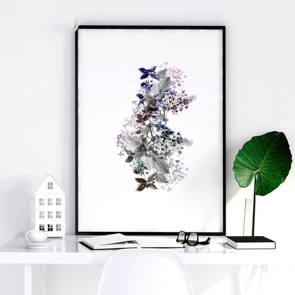 Prints for bedrooms | set of 3 Shabby Chic Floral wall art