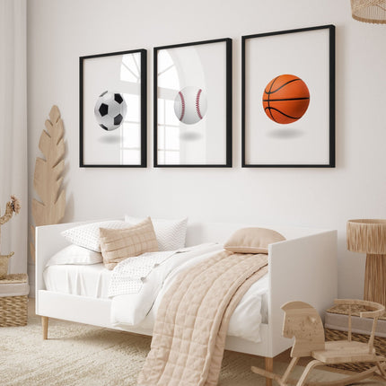 Prints For Children's Bedrooms | Set of 3 Pop Wall art Prints
