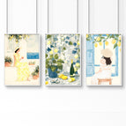 White Frame / A4 8.27 x 11.69 in / 21 x 29.7 cm / Satin Photo Paper 280 gsm