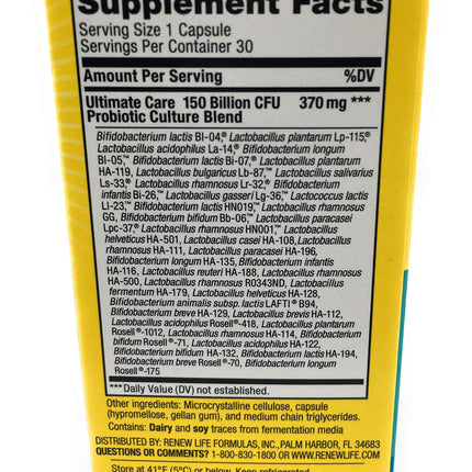 PROBIOTIC 150B ULTMT Care – Probiotic Supplement