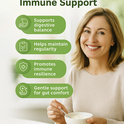 Probiotic & Prebiotic Supplement – 5 Billion CFU, 6 Strains | Digestive & Immunity Support