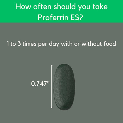 Proferrin ES — 10.5 mg Heme Iron Polypeptide, USA Made, 90 Tablets, Easy on the Gut