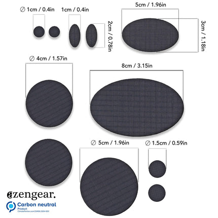 Self-Adhesive Puffer Jacket Repair Patches (30+ Colours)