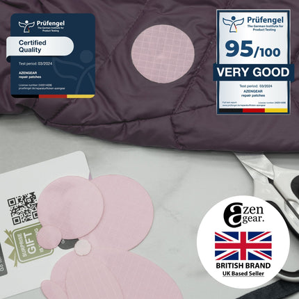 Self-Adhesive Puffer Jacket Repair Patches (30+ Colours)