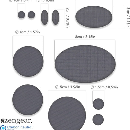 Self-Adhesive Puffer Jacket Repair Patches (30+ Colours)