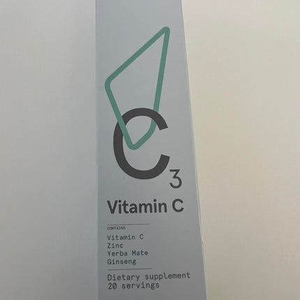 Puori C3 Vitamin C Supplement for Immune Support & Antioxidants – 20 Servings x 2 Packs | Vitamin C, Zinc, Yerba Mate, Ginseng