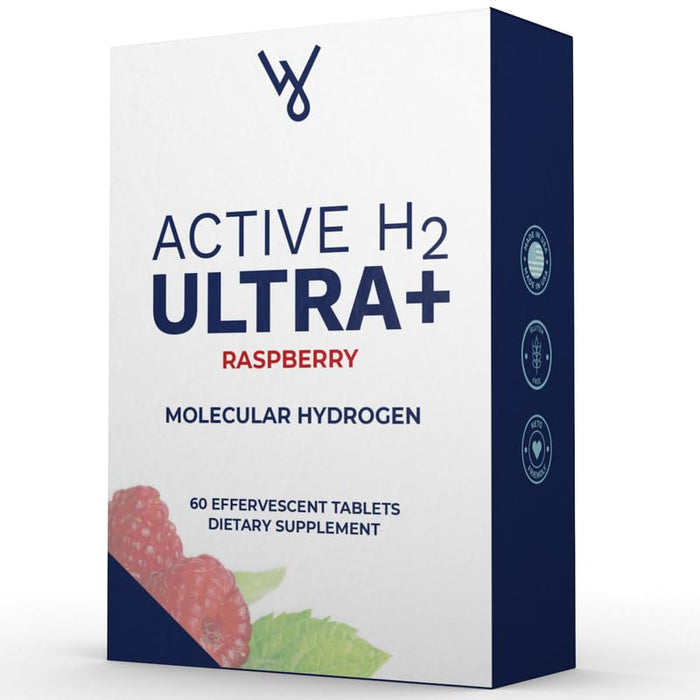 Purative H2 Ultra+ Hydrogen Water Tablets – Raspberry, 60 Servings