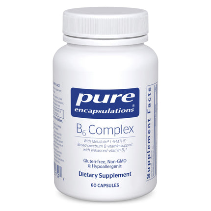 Pure Encapsulations B6 Complex — Brain & Nervous System Support (60 Capsules)