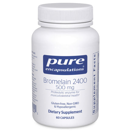 Pure Encapsulations Bromelain 2400 500 mg – Digestive & Joint Support (60 Caps)