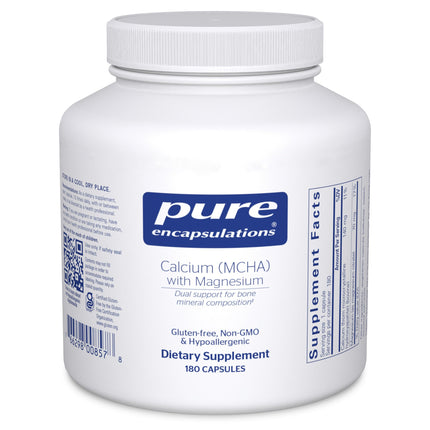 Calcium MCHA with Magnesium | Bone Support | 180 Capsules