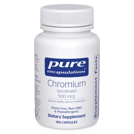 Pure Encapsulations Chromium (Picolinate) 500 mcg – Superior Absorption, Vegan & Gluten Free
