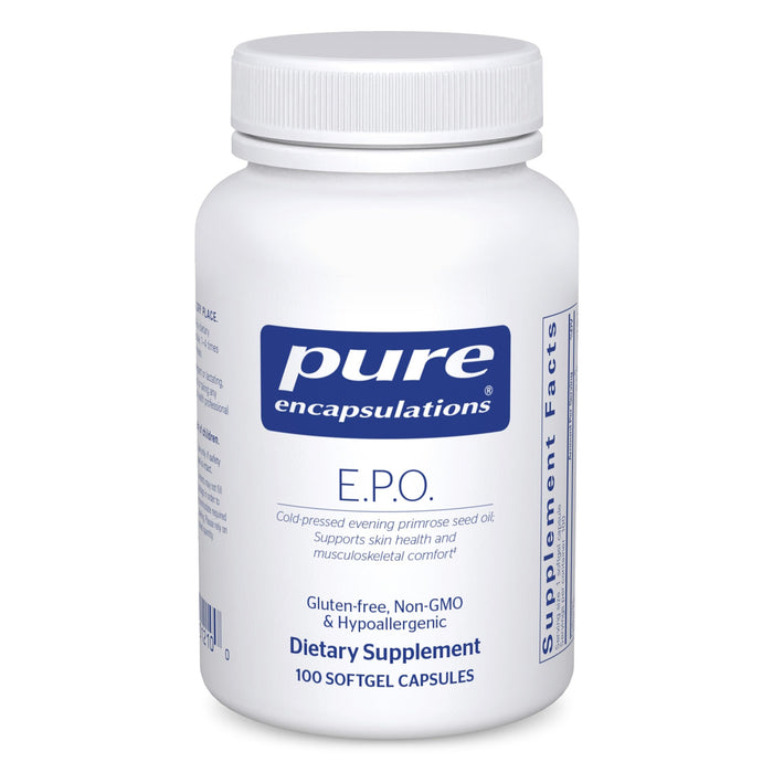 Pure Encapsulations E.P.O. (Evening Primrose Oil) – Hypoallergenic, 9% GLA, 100 Softgel Capsules