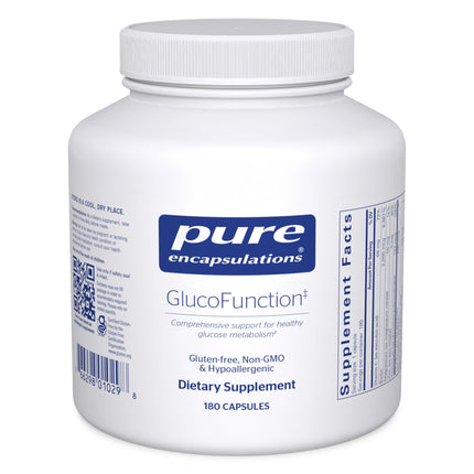 Pure Encapsulations GlucoFunction | Healthy Carbohydrate Metabolism Support | 180 Capsules