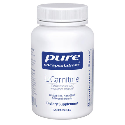 Pure Encapsulations L-Carnitine | Hypoallergenic Cardiovascular & Endurance Support | 120 Capsules
