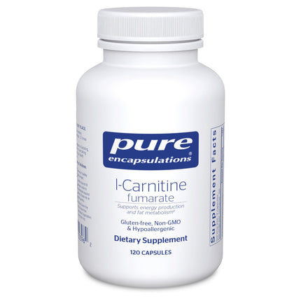 Pure Encapsulations L-Carnitine Fumarate | Hypoallergenic Energy Support, 120 Capsules