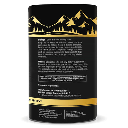 Pure Himalayan Shilajit Gummies – 75%+ Fulvic Acid, Gold-Grade | Energy & Immunity