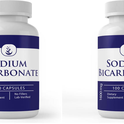Pure Original Ingredients Sodium Bicarbonate (100 Capsules) Always Pure (Pack of 2) | 50 Day Supply