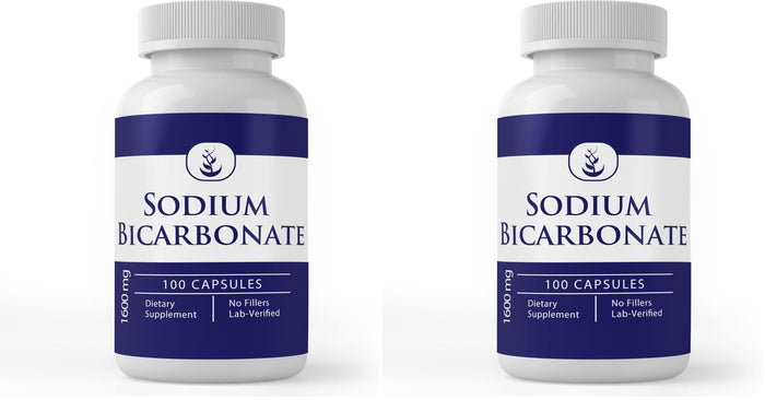 Pure Original Ingredients Sodium Bicarbonate (100 Capsules) Always Pure (Pack of 2) | 50 Day Supply