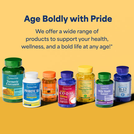 Puritan's Pride Glucosamine Chondroitin MSM – Joint Health Dietary Supplement, 6 Month Supply, 360 Coated Tablets