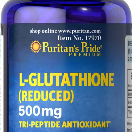Puritan's Pride L-Glutathione 500 mg-30 Capsules | Discontinued