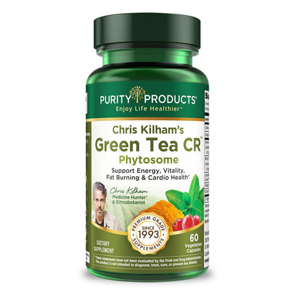 Purity Products Green Tea CR with Phytosome Tech – Chris Kilham, 60 Caps