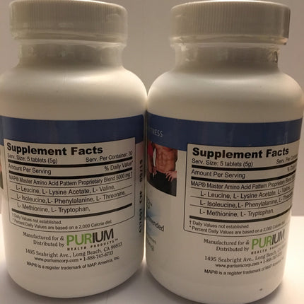 Purium Super Amino 23 (2 Pack) – 150 Vegan Tablets | BCAA & Essential Amino Acids