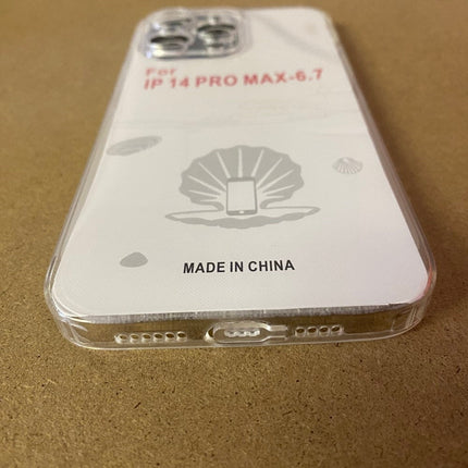Soft TPU Clear Case with Dust Plug - For iPhone 14 Pro Max