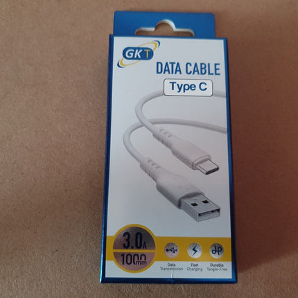 GK Telecom White USB-C to USB Cable - 1m