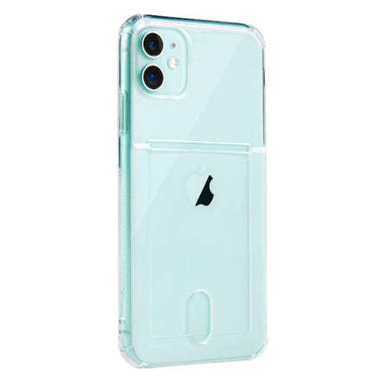 Soft TPU Clear Case With Card Slot - For iPhone 11