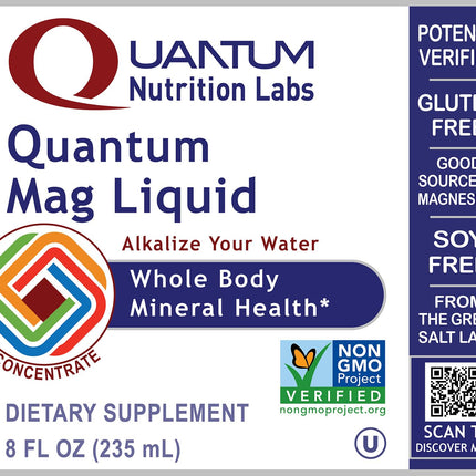 Quantum Mag Liquid - Liquid Magnesium Mineral Support (8 oz)