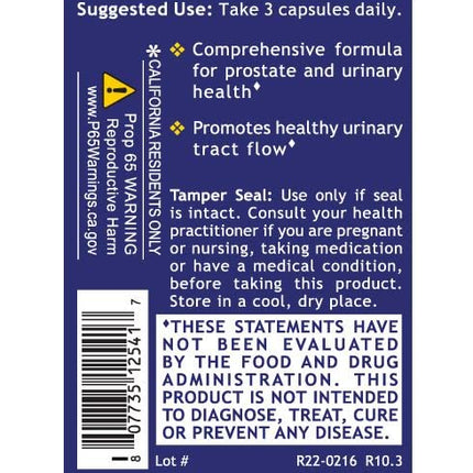 Quantum Nutrition Labs Prostate Support – Prostate Health Formula with Organic Saw Palmetto | 90 Veg Capsules