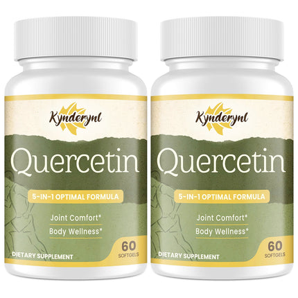 Quercetin 1000mg Softgels – Joint Health & Mobility Support (60 Vegan Softgels) – 2-Pack