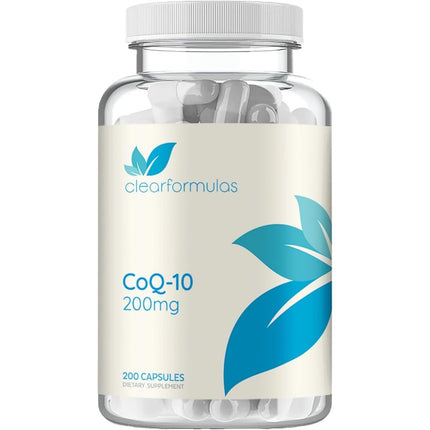 Quick Absorption CoQ10 200mg - Coenzyme Q10 200mg Potent Antioxidant for Heart Energy and Aging Support - High Stability CoQ10 Ubiquinone Capsules - Made in a cGMP US Lab (200 Servings)