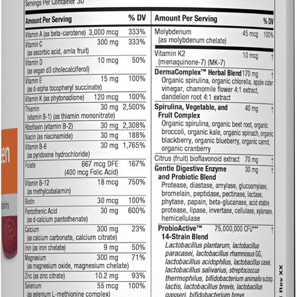 Rainbow Light Multivitamin for Teens - Fruit Punch (90 Tablets) | Gluten Free, Vegetarian