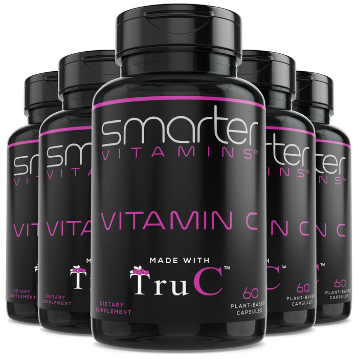 (5 Pack) Raw Whole Food Vitamin C from Berries – Plant-Based, Vegan | SmarterVitamins