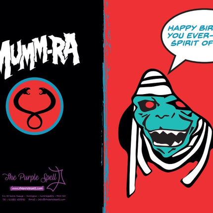 Mumra Birthday Card | Thundercat Greeting Card | Retro Card